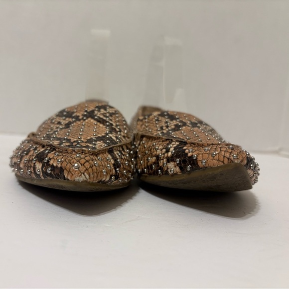 Steve Madden Feather-S tan brown snakeskin slip-on shoes size 6 M - Picture 6 of 10